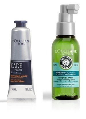 ロクシタン“父の日”に向けた限定メンズギフト、角質ケアもできる洗顔料＆ヘアケアをセットに｜写真1