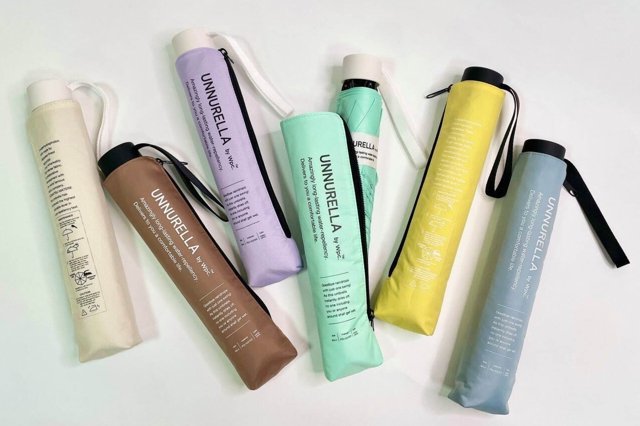 雨傘｜Wpc.“濡らさない傘”「アンヌレラ」が進化、雨粒が“つるん”と転がる最強の耐久撥水性