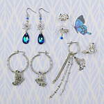 アナ スイの“六芒星”輝く新作イヤーアクセサリー、蝶が羽ばたくフープピアスも｜写真1