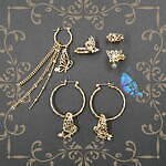 アナ スイの“六芒星”輝く新作イヤーアクセサリー、蝶が羽ばたくフープピアスも｜写真2