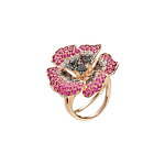 ミオ ハルタカ“花”の新作ジュエリー、花びらが動くさくら＆花言葉のメッセージ付きアネモネリング｜写真2