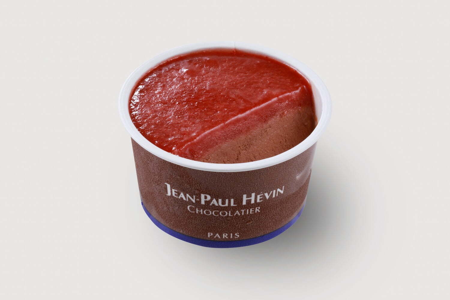 ジャン＝ポール・エヴァン新作アイス、キャラメルチョコ×苺の2層チョコアイス