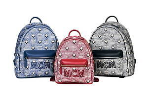 レア❣️MCM ヴィセトス柄　リュック　バックパック　モノグラム　黒　ヴィンテージ