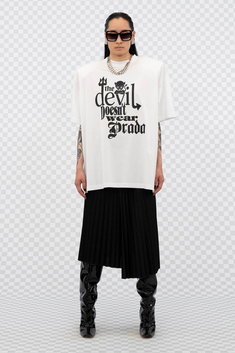 vetments 肩パッド　tシャツ