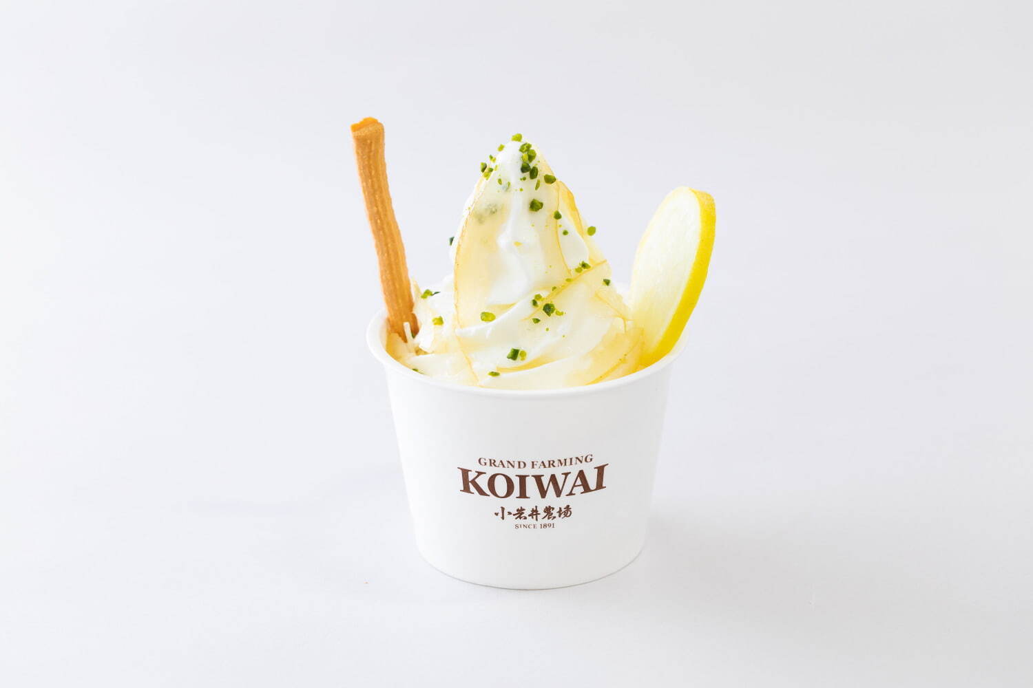 <小岩井農場>はちみつ檸檬ソフトクリーム 500円(税込)エキュート東京