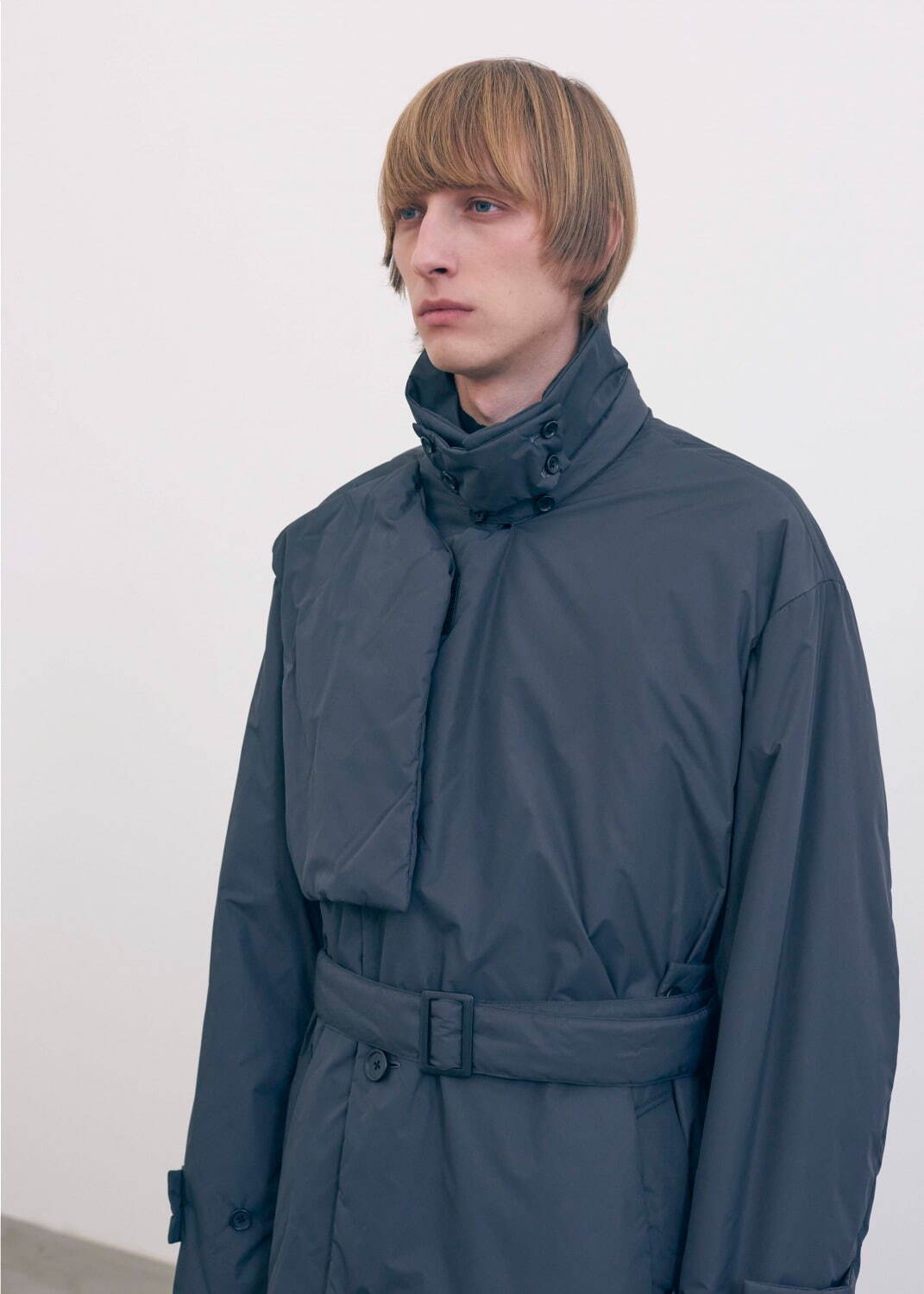 stein 21ss padded stand collar coat | fgaeet.org