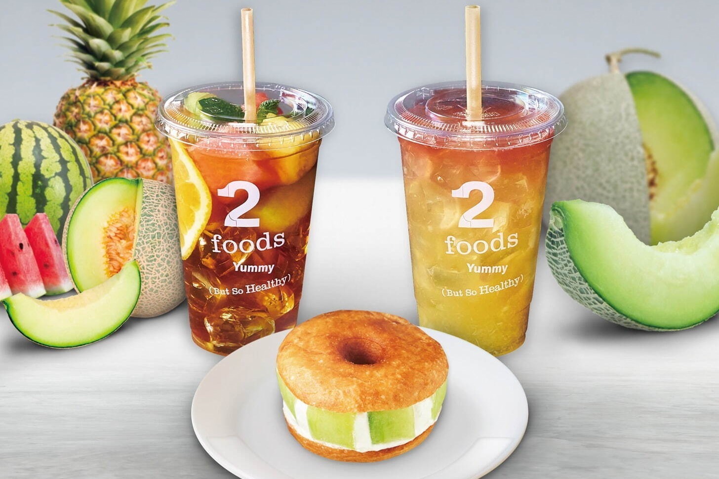 ヘルシージャンクフードの「トゥーフーズ」旬の果物ゴロゴロフルーツサンド＆“食べる”フルーツティー