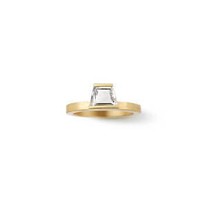 指輪・リング shihara exclusive diamondring Rectangle Diamond Signet Ring - SHIHARA