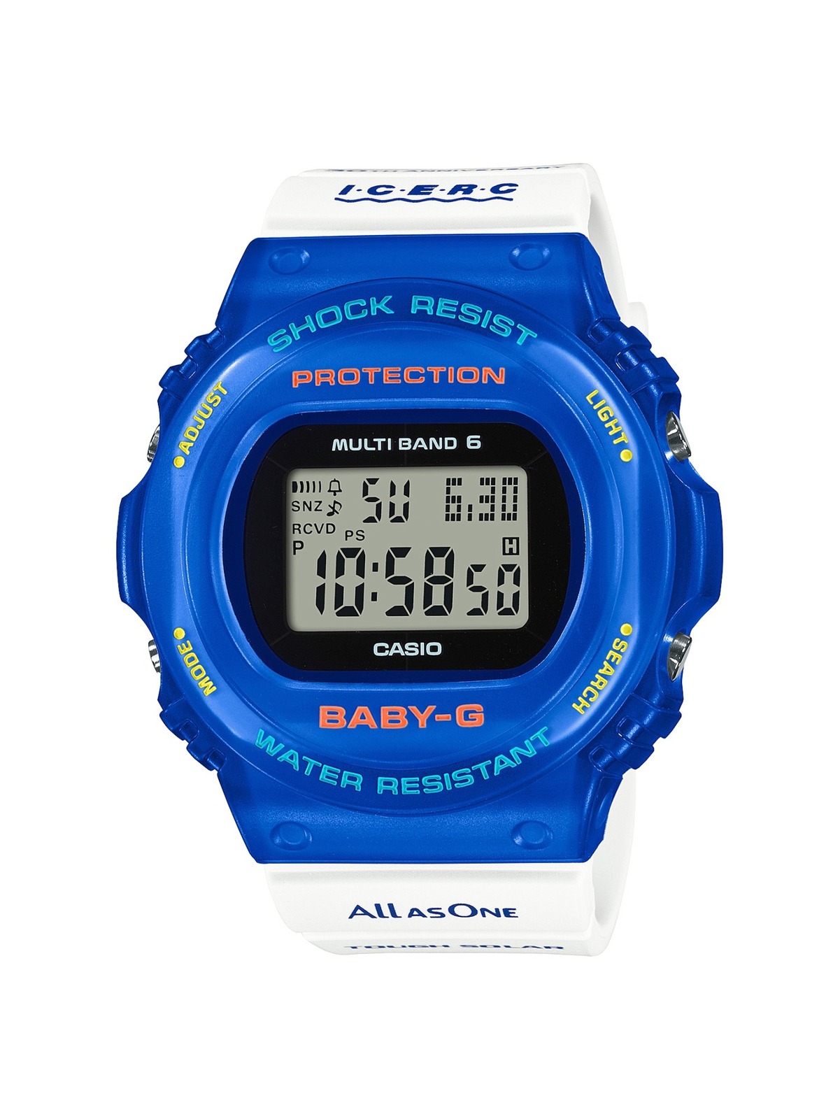G-SHOCK&BABY-G“イルカ・クジラ”腕時計、イルカたちが浮かぶ
