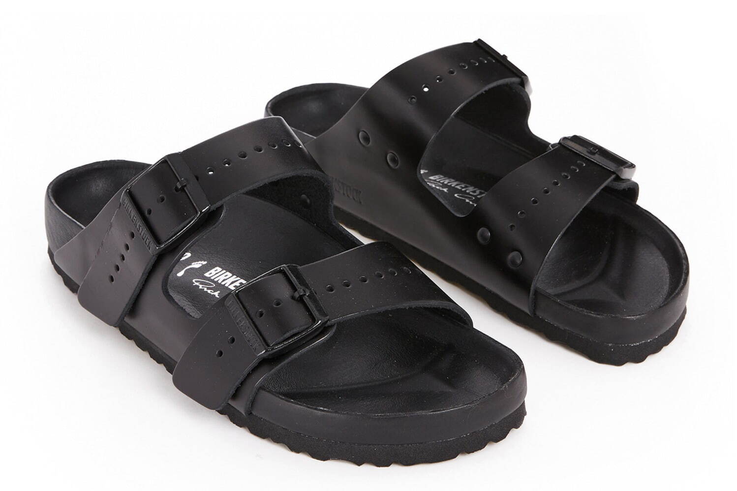 黒35リックオウエンス×ビルケンシュトックレザーサンダルBIRKENSTOCK