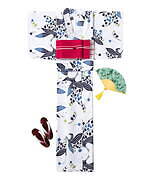 ミュベール(MUVEIL) すずらん柄浴衣｜写真3