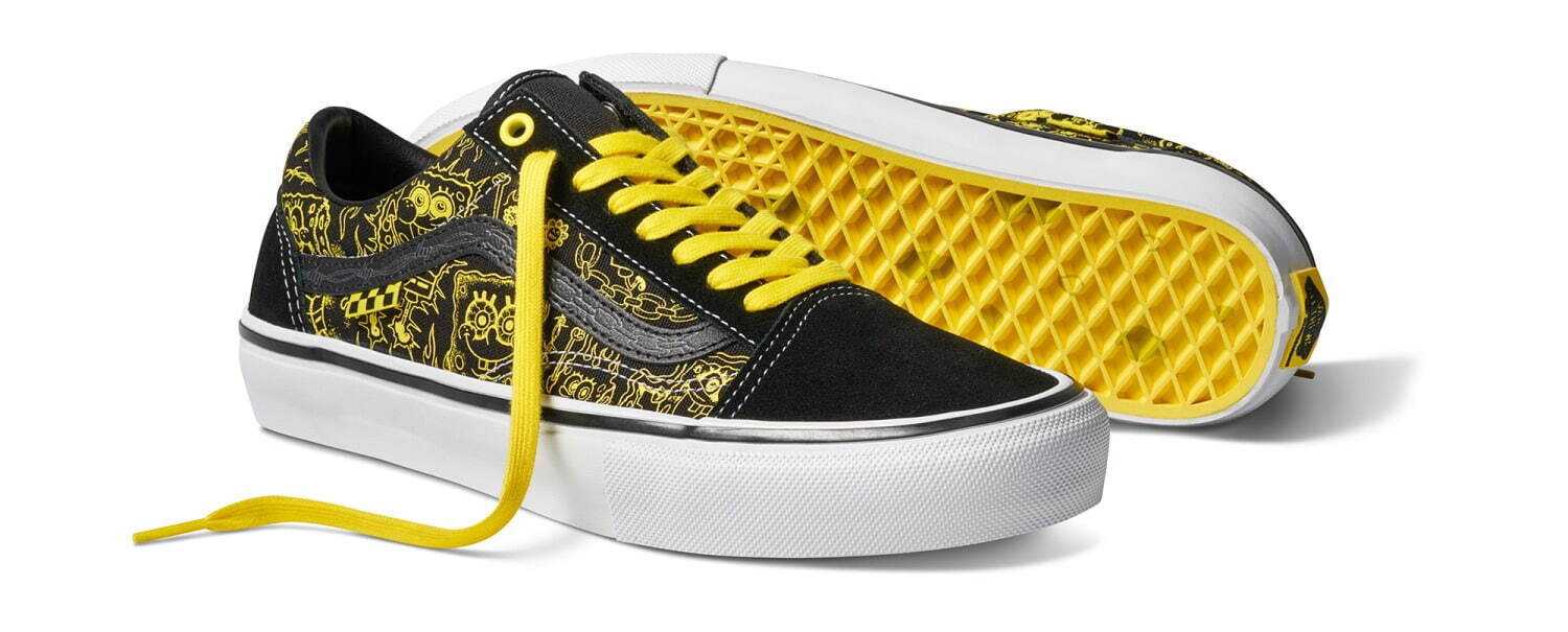 VANS×スポンジ・ボブ×マイク・ギグロッティ、スカルや有刺鉄線
