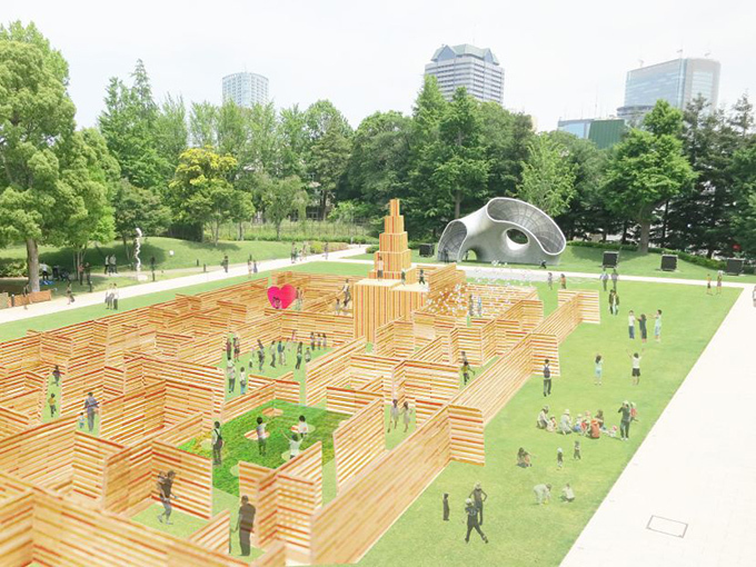 東京ミッドタウン「DESIGN TOUCH 2013」建築家 藤村龍至手掛ける仮想都市が出現 | 写真