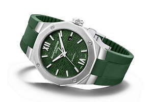 ボーム＆メルシエの腕時計「リビエラ」新作、ウェーブ装飾を施したグリーンダイヤル
