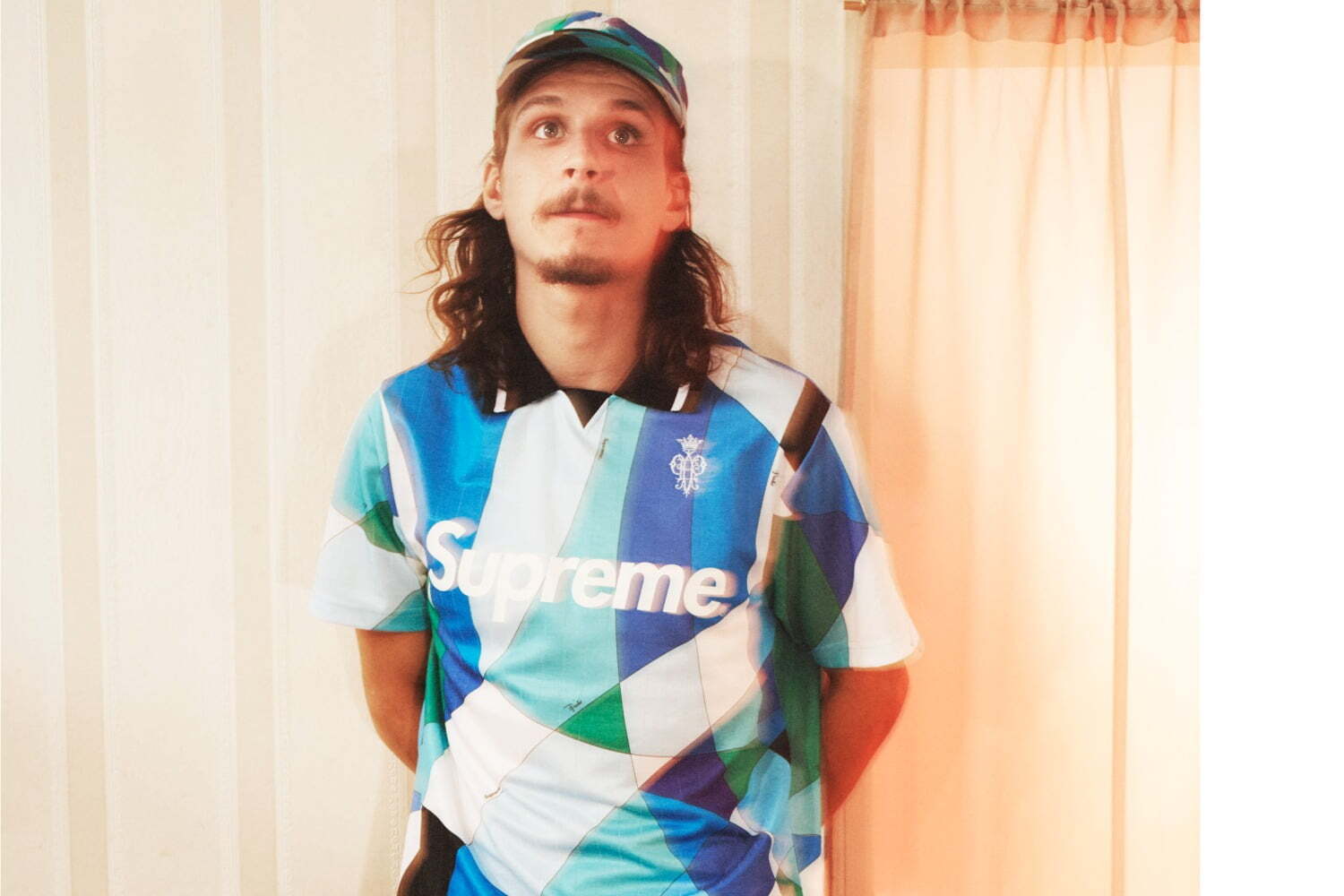 シュプリーム/エミリオ・プッチ、アーカイブ柄のサッカージャージや 普及タイプ Supreme サッカージャージ ポロシャツ