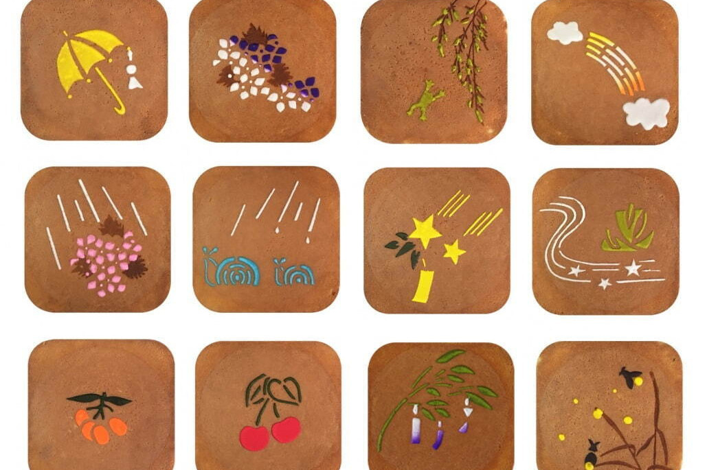 和菓子｜松屋銀座＆浅草の夏和菓子、“あじさい・七夕”のカラフル和スイーツ&“京うちわ”型饅頭など