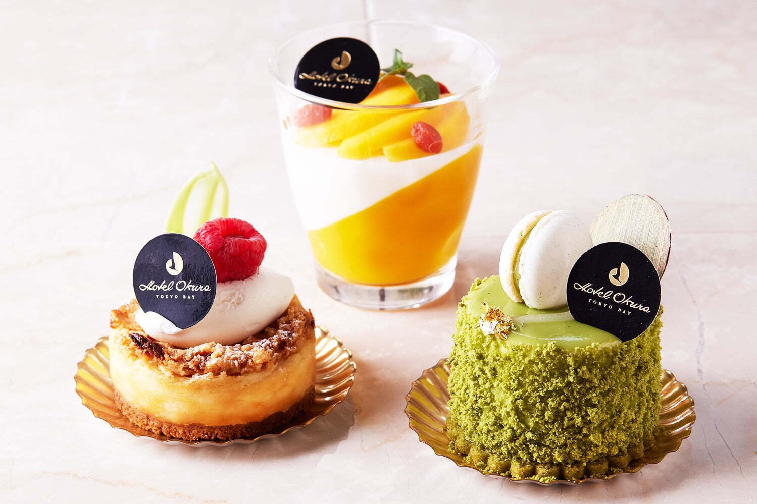 日本茶｜ホテルオークラ東京ベイ、和・洋・中の限定スイーツ - 香り豊かな“高級煎茶”レアチーズケーキなど