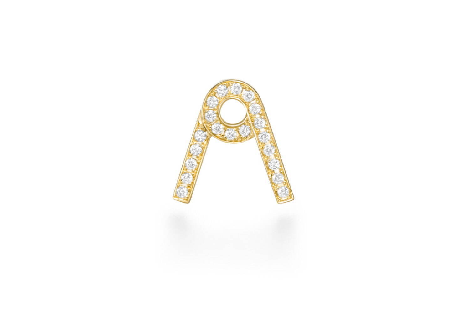 「アーカースプリング パヴェ スタッドピアス」18K YG／ダイヤモンド 69,300円