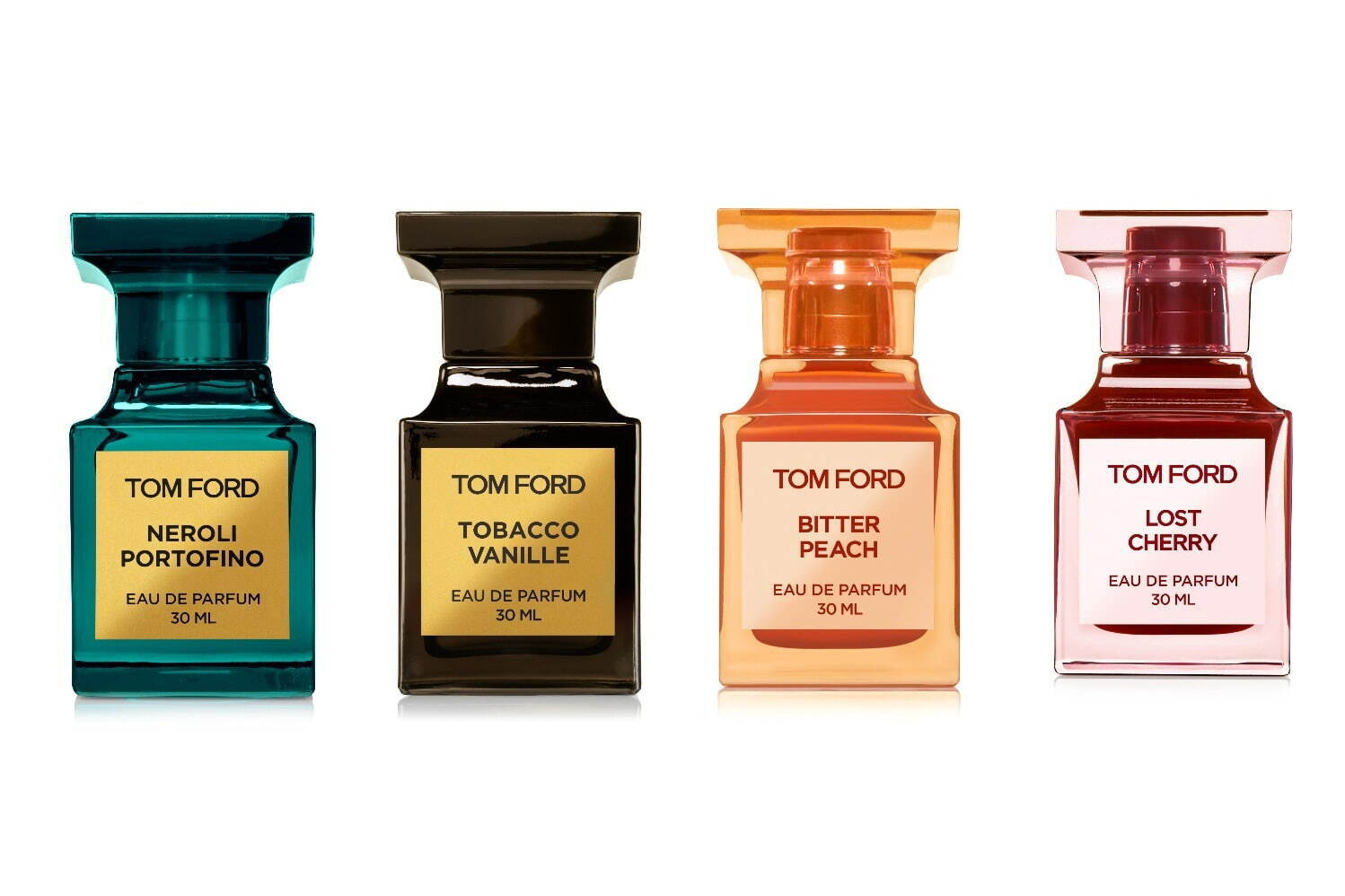 トム フォード ビューティ「究極のフレグランス」が30mLボトルに、チェリーやピーチの芳醇な香り ファッションプレス