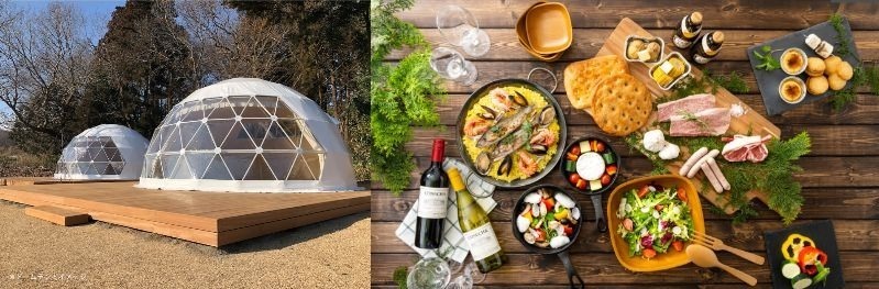 サントピア岡山総社の"海外リゾート"風グランピング、旬の食材BBQや県内最大級プールも｜写真4