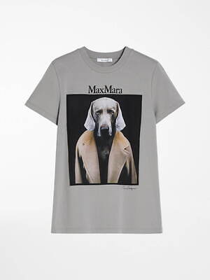 マックスマーラ“アートな新作Tシャツ”、アイコンコートを着た犬や 
