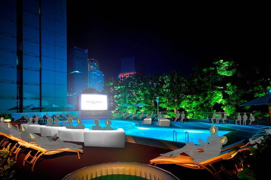 品川プリンスホテル「プールサイドシネマ」