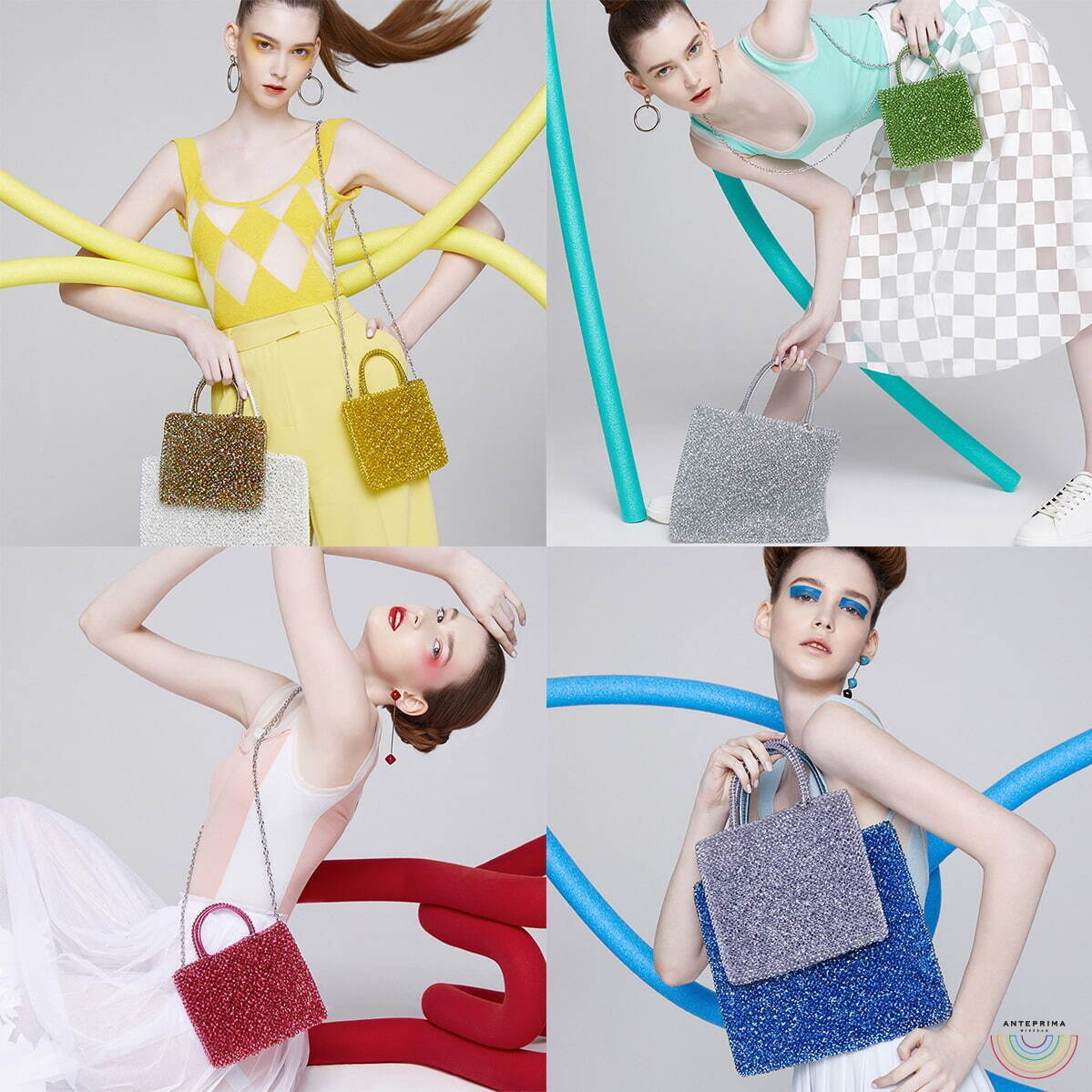 アンテプリマのワイヤーバッグ「スタンダード」ミニサイズの新作、大宮エリーコラボカラーも - ファッションプレス