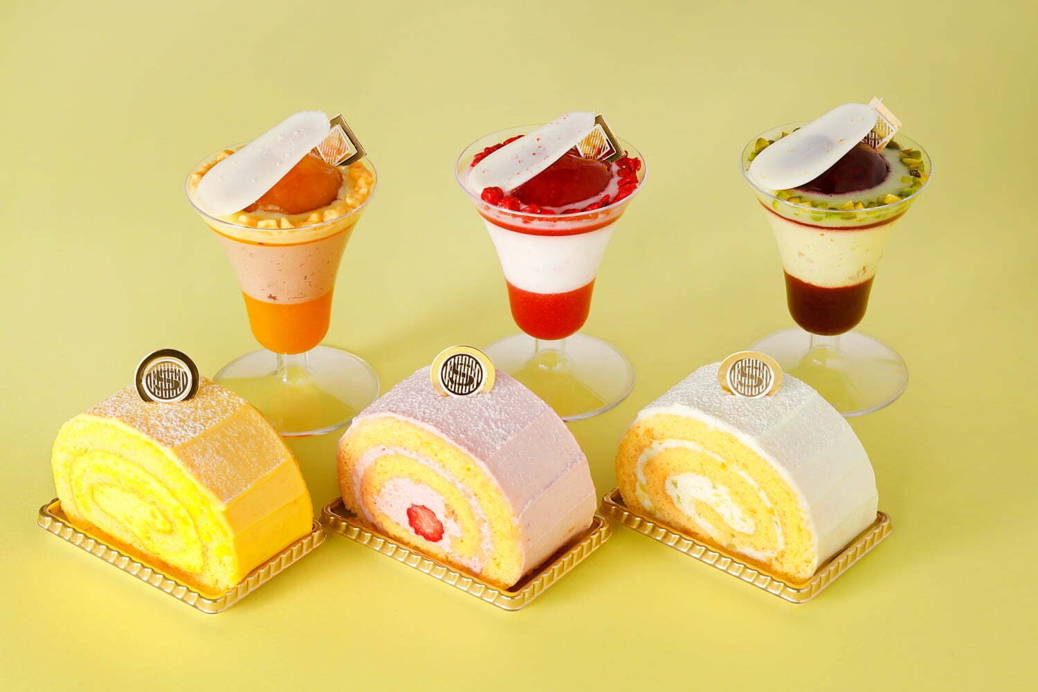 資生堂パーラー限定スイーツ、フルーツジュレ＆ムースの“パフェ”カップデザートやふわふわロールケーキ