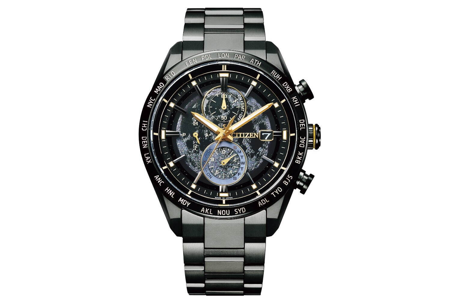 シチズン アテッサ限定腕時計“月の淡い光＆暗闇”を表現したゴールド・ブラックの2モデル｜写真5