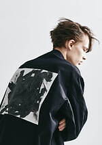 ☆美品☆productalmostblack/プロダクトオールモストブラック】 ALMOSTBLACKオールモストブラック】WOVEN EMBROIDERY LONG