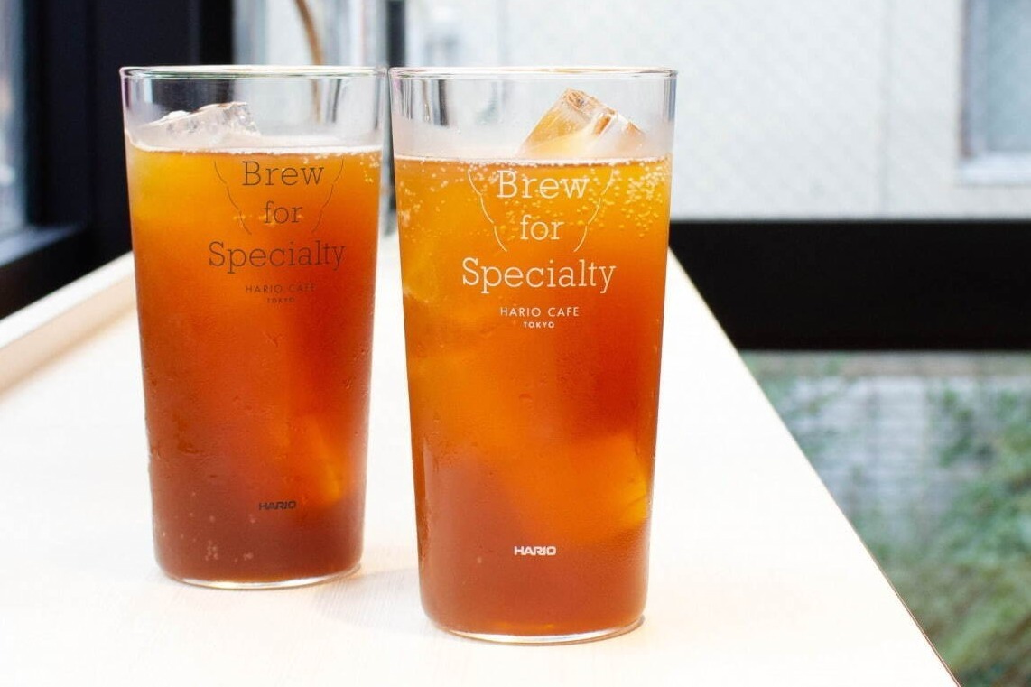 レイヤード｜“ウィスキー”みたいな夏限定コーヒー耐熱ガラス・ハリオ直営カフェで、シュワシュワ炭酸コーヒーソーダも