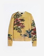 ダンヒル“裏返し”生地の新作ニット＆シャツ、反転したフラワープリントで彩って｜写真1