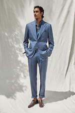 ブリオーニ Brioni 襟付きカットソー メンズ パープル
