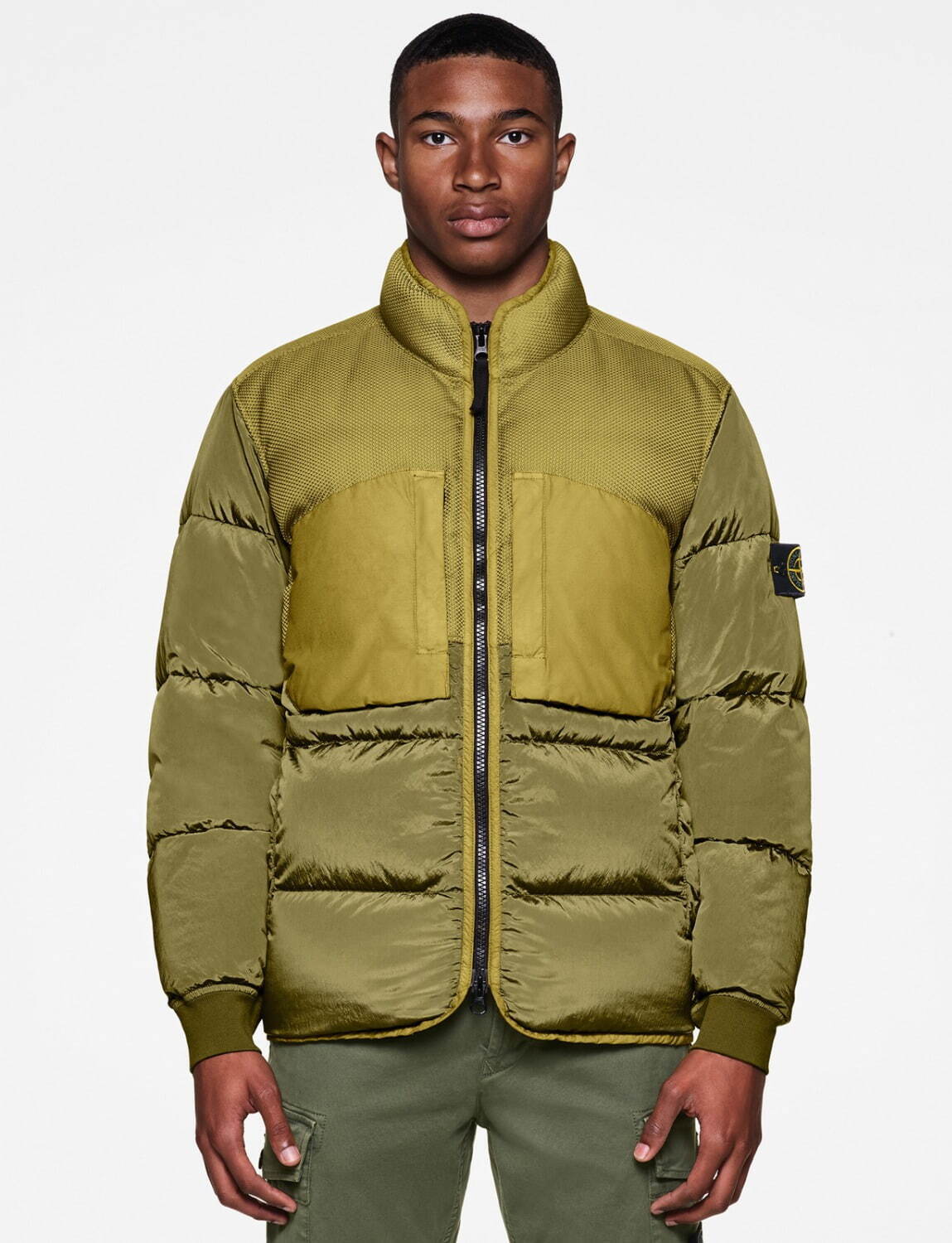 STONE ISLAND ニットセーター　オールド　黒茶