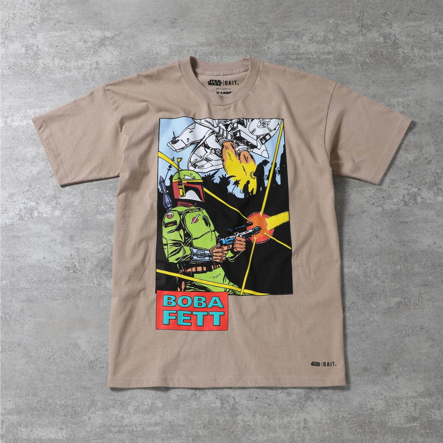 スター・ウォーズ / ベイト、アメコミ調グラフィックのTシャツ