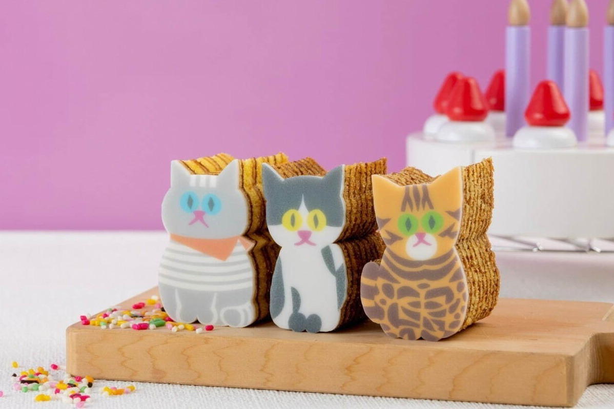 全国のアイス＆スイーツが大丸札幌店に集結、猫の“型抜き”バウムクーヘンや濃厚抹茶ソフトクリーム