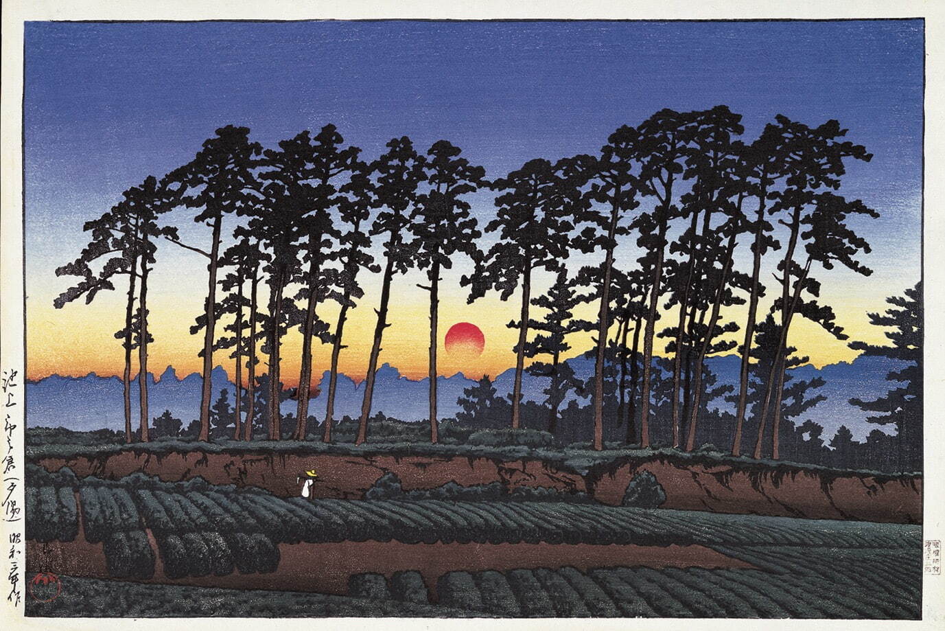 新版画の風景画家・川瀬巴水の回顧展がSOMPO美術館で、「東京二