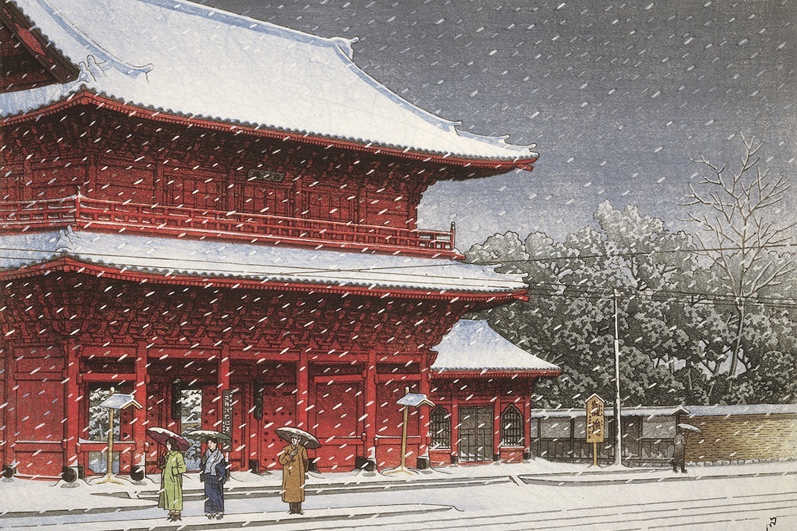 新版画の風景画家・川瀬巴水の回顧展がSOMPO美術館で、「東京二十景