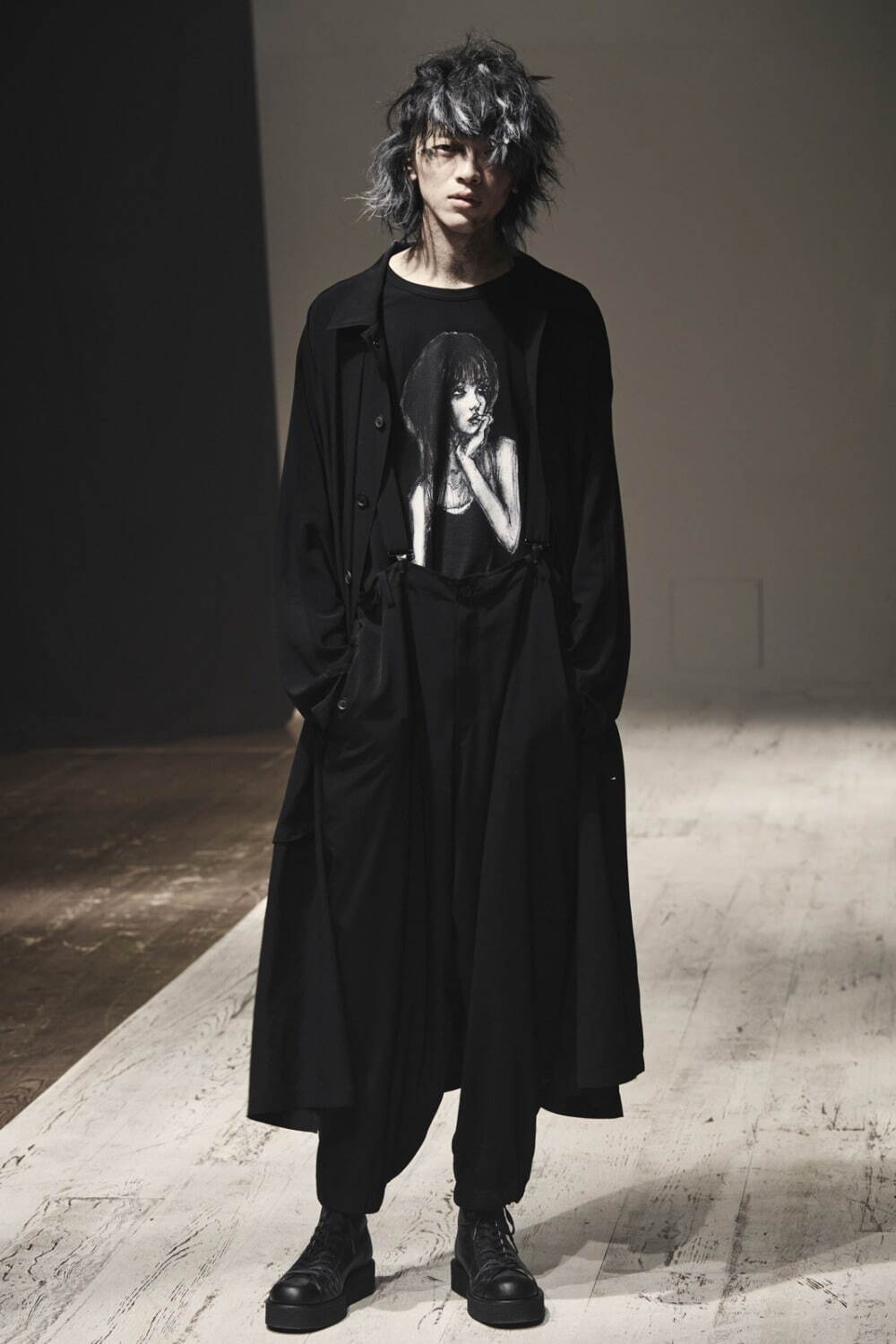 Yohji Yamamoto 22ss ライダース デニム セットアップ 黒