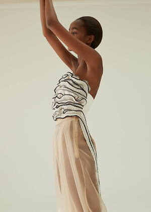 クリスティアーノ ブラーニ(Cristiano Burani) 2021年プレフォールウィメンズコレクション  - 写真3