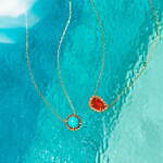 ヴァンドーム青山、鮮やかカラーストーンの限定ネックレス - カーネリアン＆ターコイズが主役｜写真2