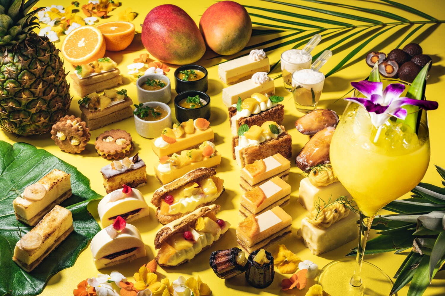 南国フルーツのスイーツブッフェ、大阪で - マンゴーやパイナップルを使ったフランス伝統菓子など｜写真1