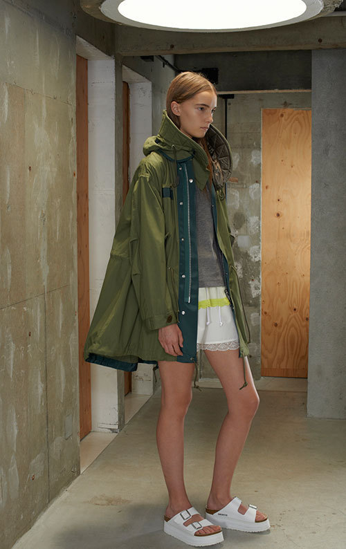 sacai luck 2014年春夏コレクション - ミリタリーとフェミニティ