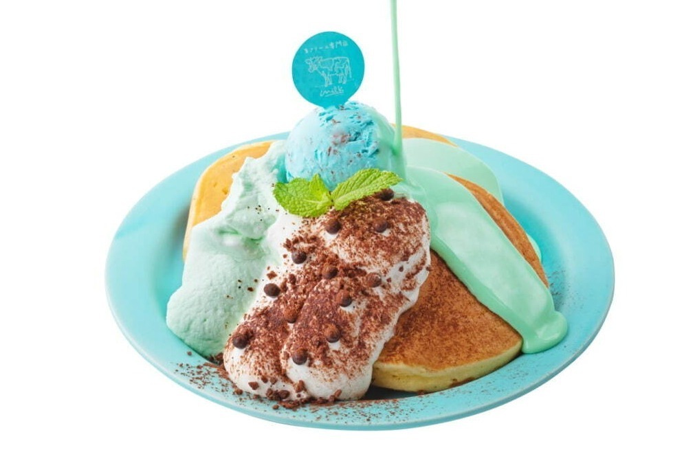 「チョコミント」パンケーキが原宿フードファクトリーに、爽やかミントアイス×ざくざくチョコクランチ
