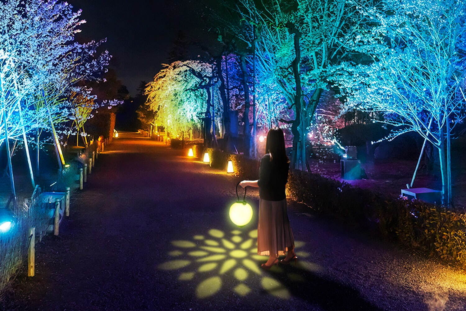 二条城×ネイキッドの夏祭り、“花火”テーマのプロジェクションマッピングやデジタルアート｜写真7