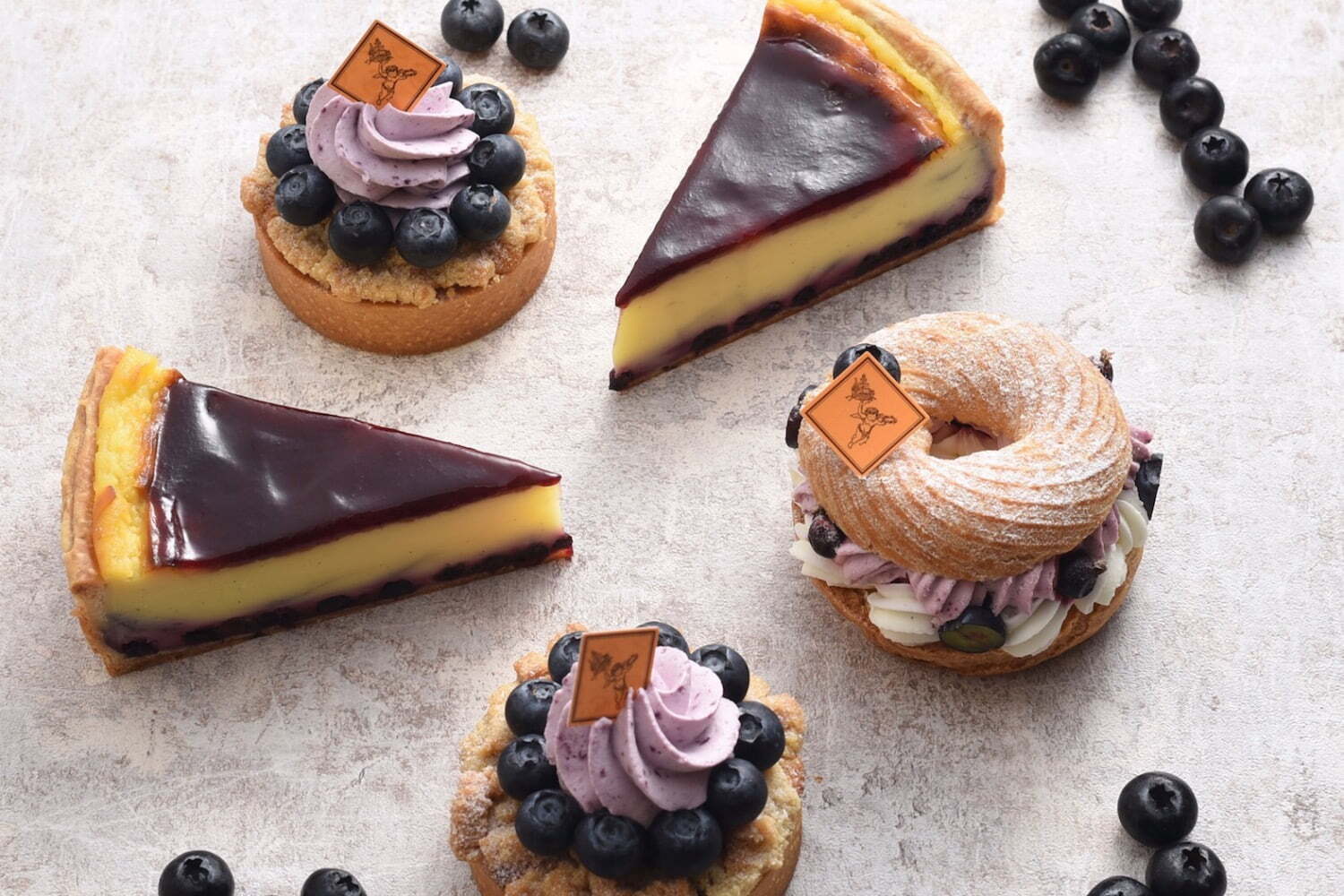 ブルーベリー｜フレデリック・カッセルの“ブルーベリー＆カシス”スイーツ、爽やかなパリブレストや濃厚タルト