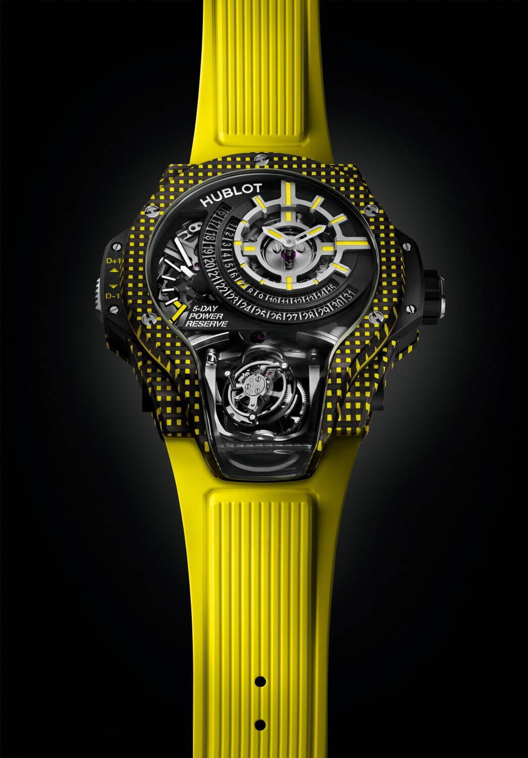 ウブロの新作腕時計 - ビビッドな“赤青緑黄”の4色、内部構造が見える特殊なケースで｜写真9