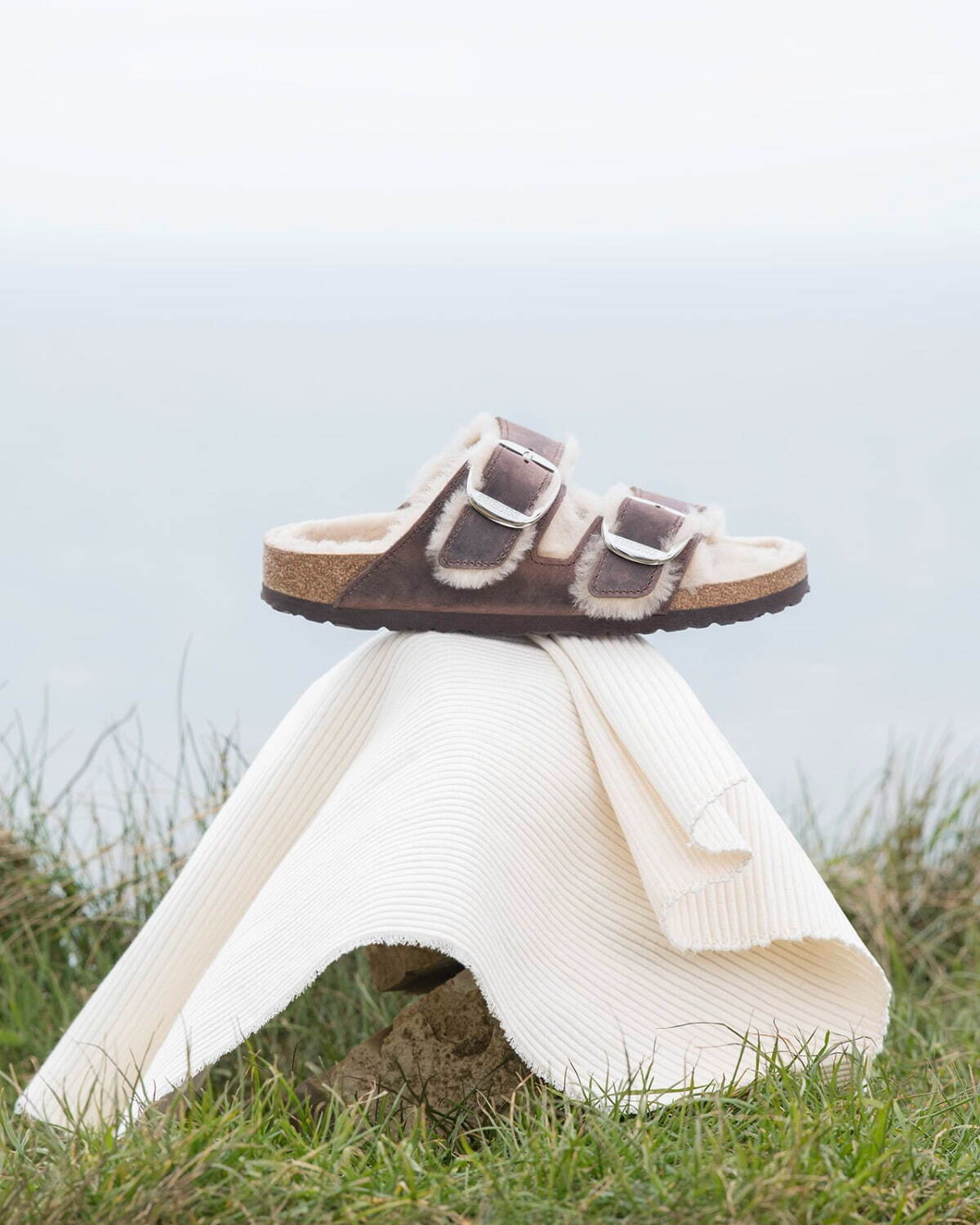 BIRKENSTOCK ビルケンシュトック 秋冬ウール サンダル#フホワイト-