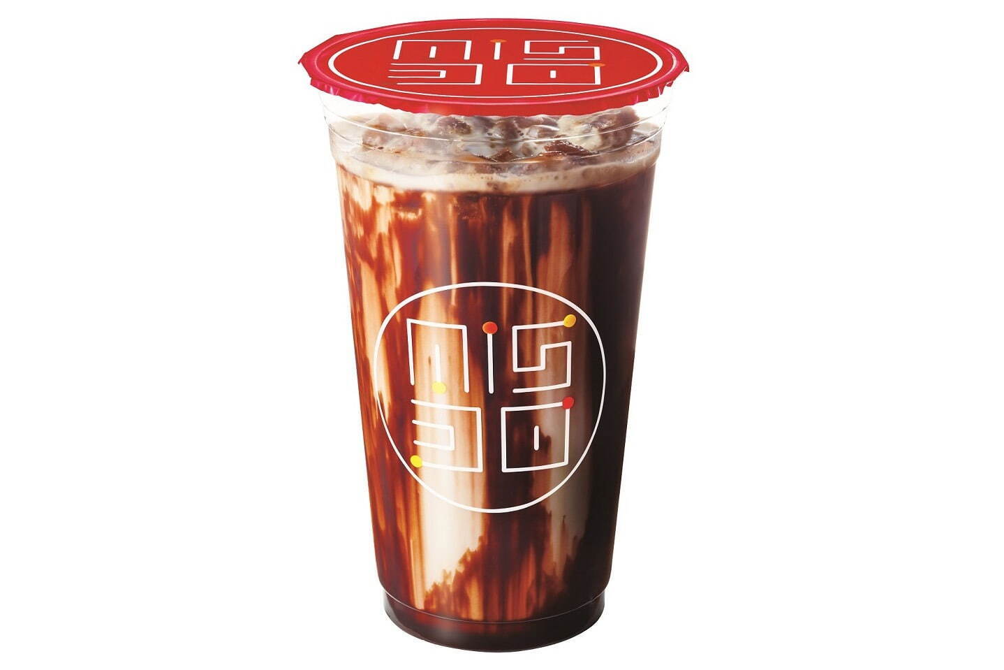 「ダブル氷コーヒー カフェモカ」テイクアウト 486円、イートイン 495円