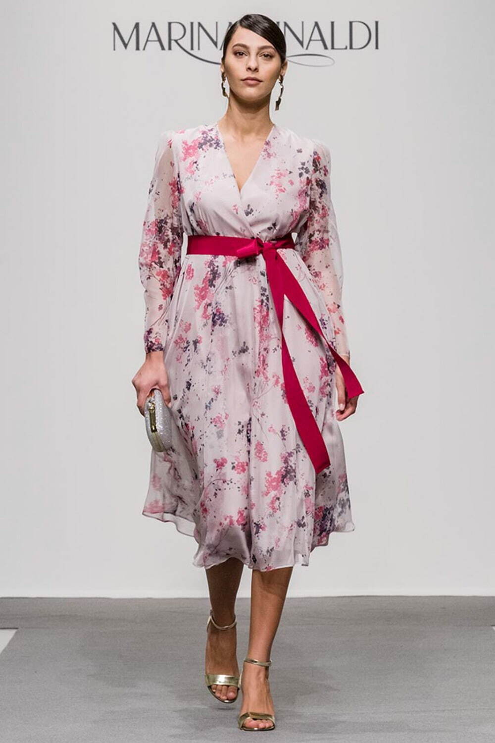 極美品 マリナリナルディ MARINA RINALDI ニット セーター バイカラー レディース トップス M ホワイト/ネイビー